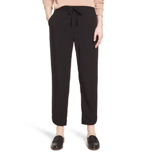 Madewell Drawstring Track Trousers Black Medium